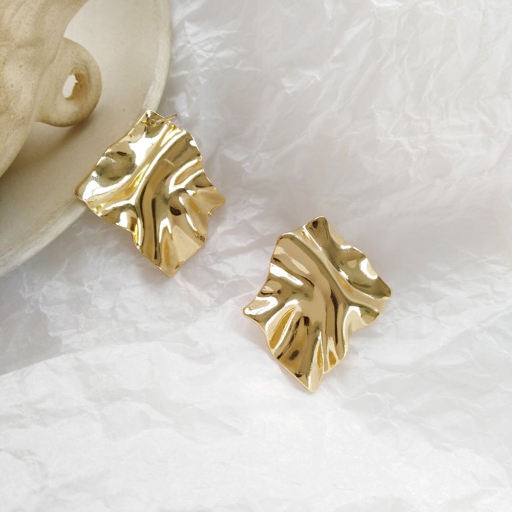 ❤️‍🔥𝕤𝕒𝕝𝕖❤️‍🔥🦋golden earrings - Picture 2 of 8